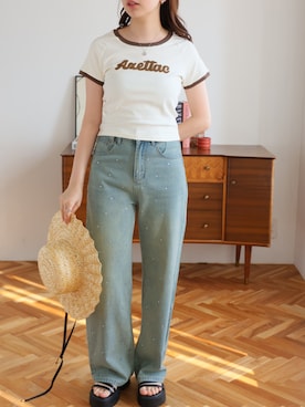 「Ulysses（ユリシス）のアイテム（パンツ）」を使った、Ulyssesさん（レディース・163cm）の夏コーディネート