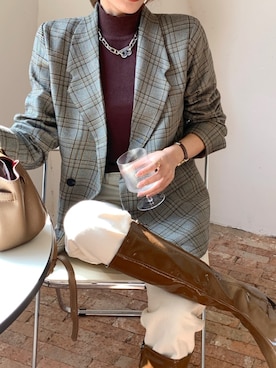 「Bifrost（ビフレスト）のアイテム」を使った、Ulyssesさん（レディース・158cm）の冬コーディネート