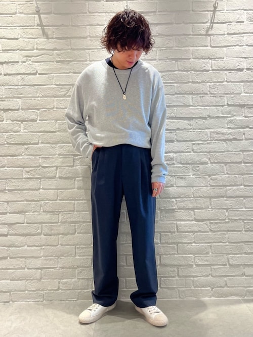 ウォッシャブルギャバジン タックパンツ