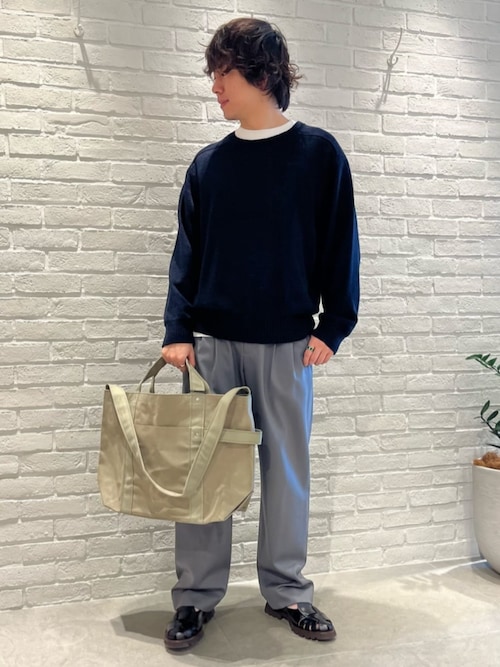 コットンジャージー ロングスリーブプルオーバー