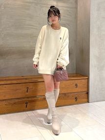 EATME エンブロイダリースウェットTOP エンブロイダリースウェットTOP[品番：MKSW0059609]｜EATME