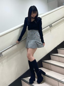 EATME バックルベルトロングブーツ スウェード EATME バックルベルトロングブーツ スウェード