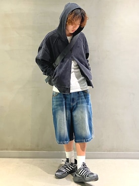 「アイテム（アンダーウェア）」を使った、HRさん（メンズ・170cm）の冬コーディネート