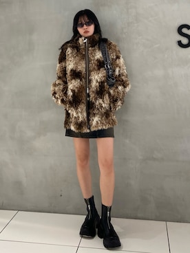 「アイテム（ブルゾン）」を使った、reny33さん（レディース・162cm）の夏コーディネート