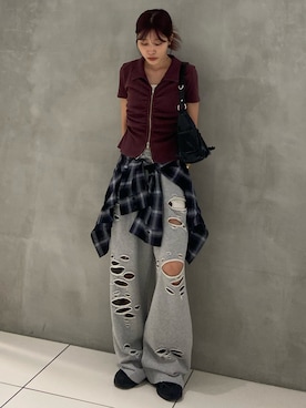 reny33さん（骨格ナチュラル・レディース・162cm）の夏コーディネート