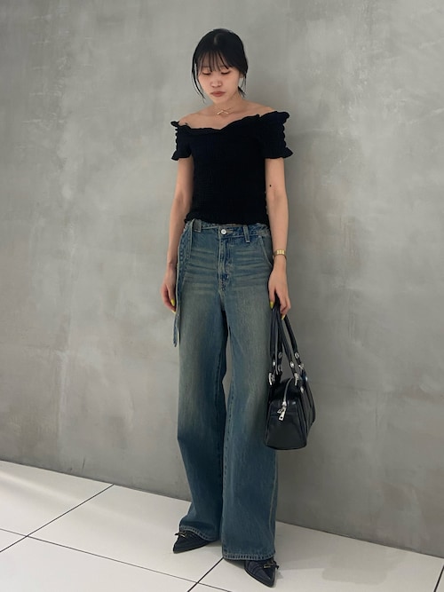 パンツ SLY DOUBLE HOLE BELT STRAIGHT PT-E SLY | DOUBLE HOLE BELT STRAIGHT PT-E (ストレート ) |SHEL