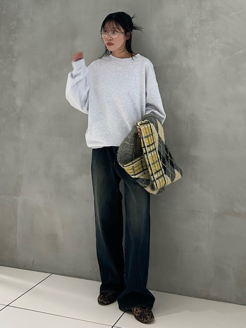 SLY AUTHENTIC OVER C／N SW トップス M/RED 新品 AUTHENTIC OVER C/N