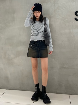「アイテム（ブーツ）」を使った、reny33さん（レディース・162cm）の夏コーディネート