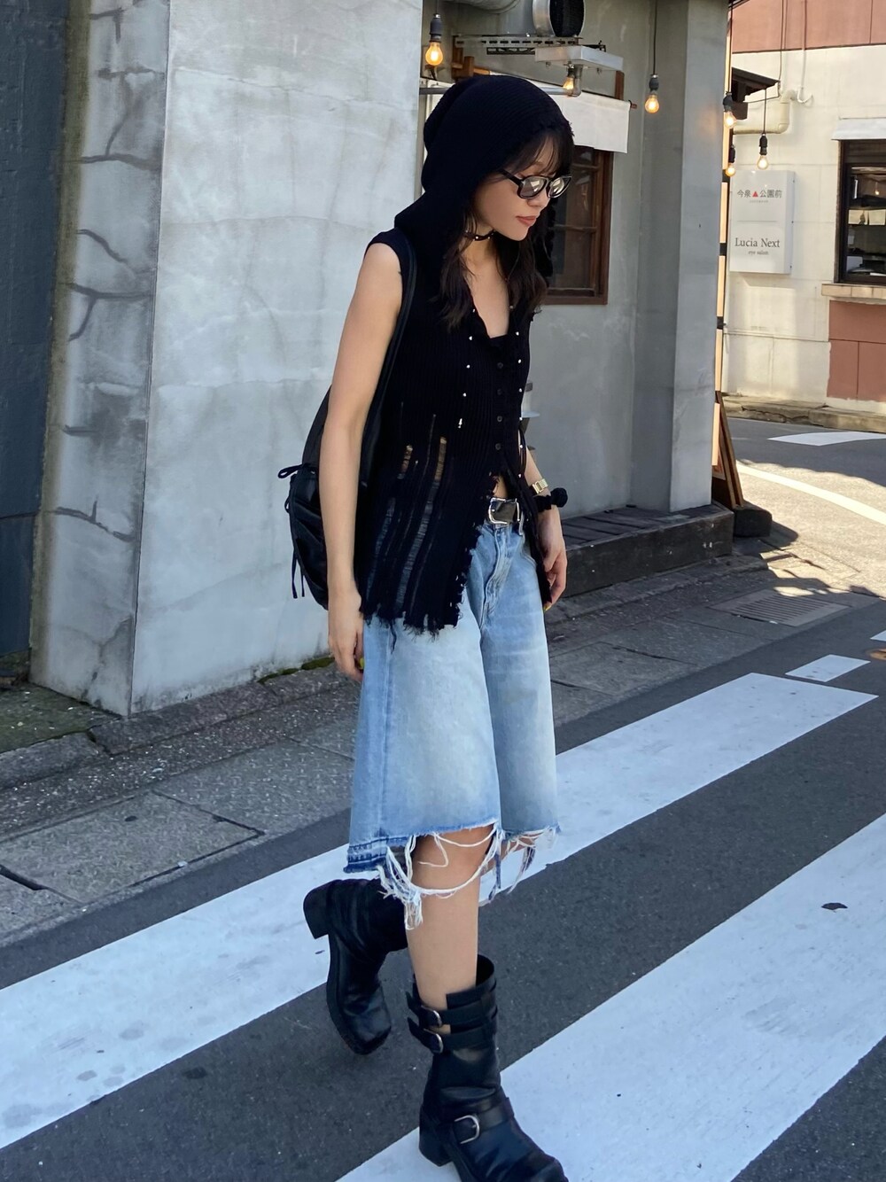 SLYフェイクレザー ボンデージ ナップサック　1回使用 BONDAGE KNAPSACK ボンデージ ナップサック（バックパック