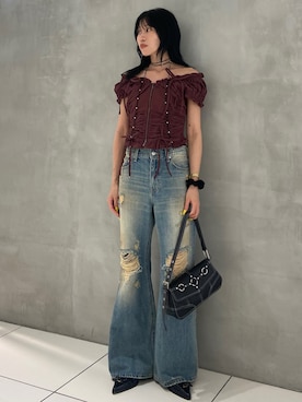 「アイテム（パンプス）」を使った、reny33さん（骨格ナチュラル・レディース・162cm）の夏コーディネート