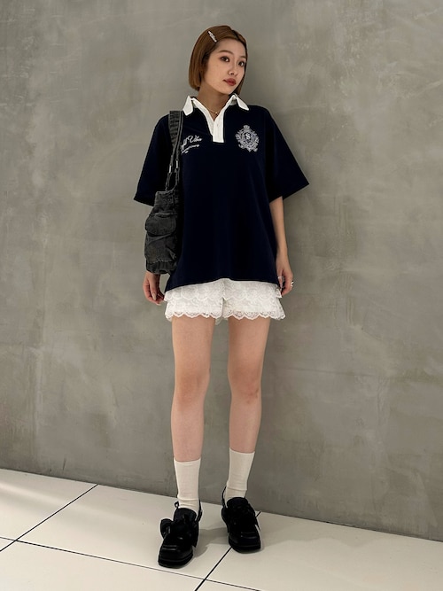 SLY スラックス パンツ FRILL LACE S/PT フリル レース ショート