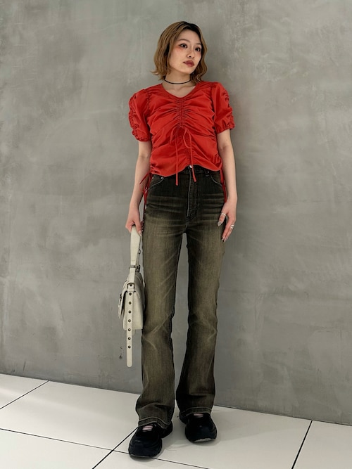 値下げ！鈴木六夏さん4seasons tweed tops ホワイト - メルカリ