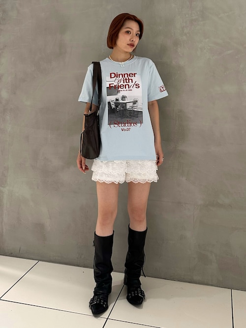 FRILL LACE S/PT フリル レース ショートパンツ 秋服 夏服