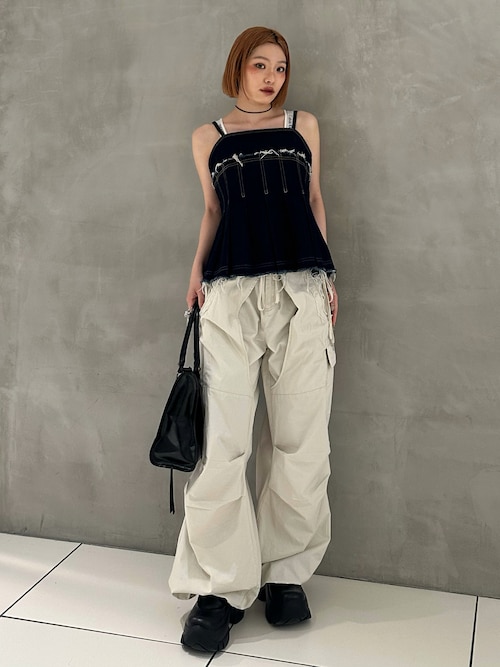 SLY タックワイドウーブンパンツ SLY | 【期間限定】カートに入れると定価から5％OFF！TUCK WIDE