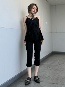 「アイテム（ニットキャップ/ビーニー）」を使った、AYANEさん（レディース・155cm・20代）の夏コーディネート