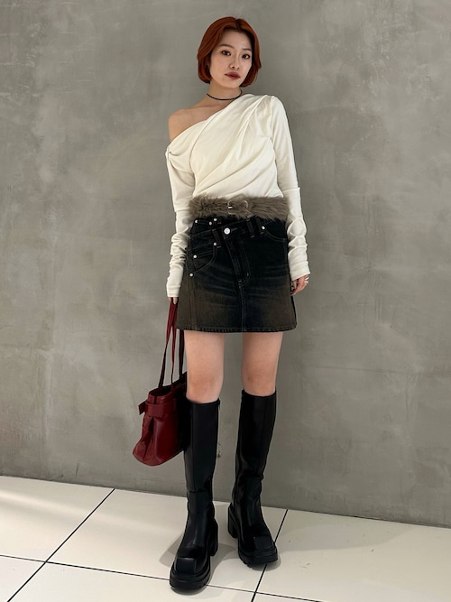 FAUX FUR BELT フォー ファー ベルト 秋服（ベルト）｜SLY