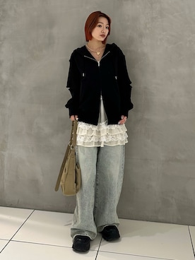 「アイテム（ワンピース）」を使った、AYANEさん（レディース・155cm・20代）の秋コーディネート