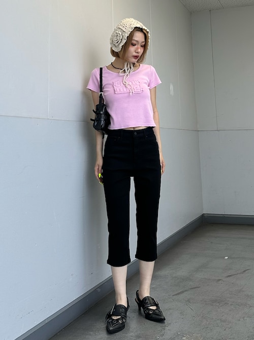 FLOWER KNIT HEADDRESS フラワー ニット ヘッドドレス（ニット