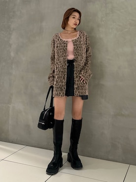 「アイテム（タンクトップ）」を使った、AYANEさん（レディース・155cm・20代）の秋コーディネート