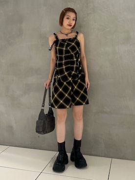 「アイテム（シューズ）」を使った、AYANEさん（レディース・155cm・20代）の夏コーディネート