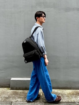 「russet（ラシット）のアイテム」を使った、kodaさん（メンズ・173cm）の秋コーディネート