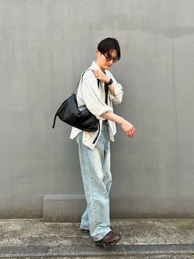 「russet（ラシット）のアイテム」を使った、kodaさん（メンズ・173cm）の春コーディネート