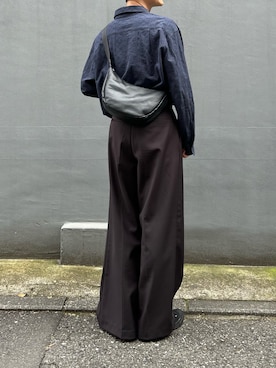 「russet（ラシット）のアイテム」を使った、kodaさん（メンズ・173cm）の春コーディネート