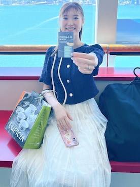 「ROPE' PICNIC（ロペピクニック）のアイテム」を使った、okogemyuuさん（レディース・160cm）の夏コーディネート
