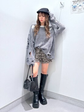 「アイテム（帽子）」を使った、aoo008さん（レディース・150cm・20代）の冬コーディネート