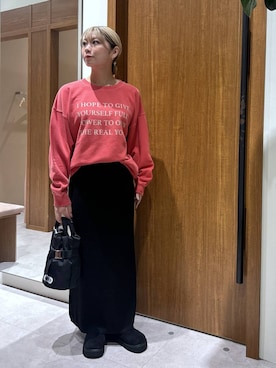 「アイテム（スリッポン）」を使った、aoo008さん（レディース・150cm・20代）の秋コーディネート