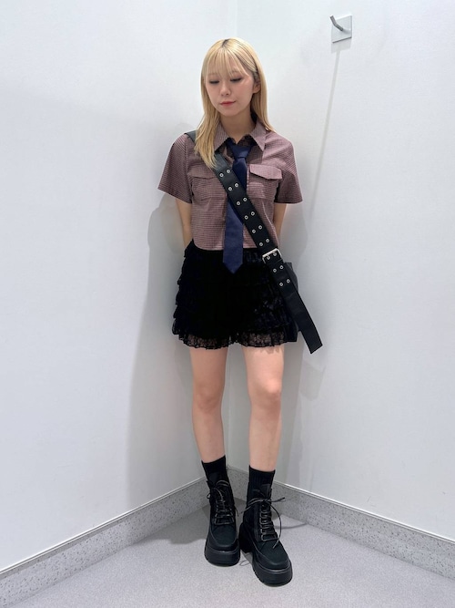 【2024FW】レースフリルショートパンツ