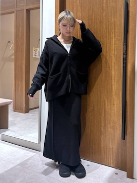 「アイテム（スリッポン）」を使った、aoo008さん（レディース・150cm・20代）の秋コーディネート