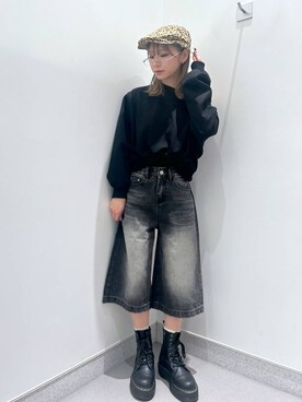 「アイテム（帽子）」を使った、aoo008さん（レディース・150cm・20代）の冬コーディネート