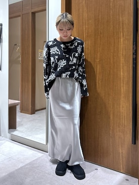 「アイテム（スリッポン）」を使った、aoo008さん（レディース・150cm・20代）の秋コーディネート