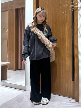 「BAYFLOW（ベイフロー）のアイテム（ショルダーバッグ）」を使った、aoo008さん（レディース・150cm）の秋コーディネート