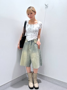 「アイテム（パンツ）」を使った、aoo008さん（レディース・150cm・20代）の夏コーディネート