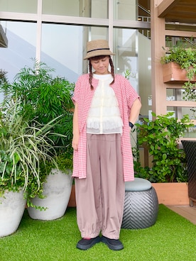 「フィッシュボーン」｜な  こさん（レディース・152cm）の冬コーディネート