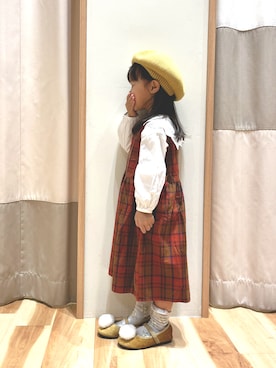 「ベレー帽推奨委員会」｜も  な  こさん（レディース・152cm）の秋コーディネート