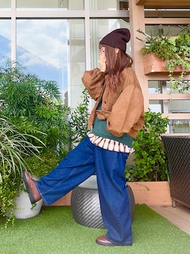 「Samansa Mos2（サマンサ モスモス）のアイテム」を使った、な  こさん（レディース・152cm）の冬コーディネート