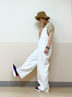 「サンダルに靴下」｜な  こさん（レディース・152cm）の秋コーディネート