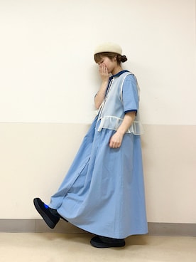 「ベレー帽推奨委員会」｜な  こさん（レディース・152cm）の秋コーディネート