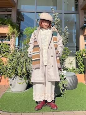 「ehka sopo（エヘカソポ）のアイテム」を使った、な  こさん（レディース・152cm）の春コーディネート