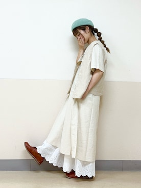 「ベレー帽推奨委員会」｜な  こさん（レディース・152cm）の秋コーディネート