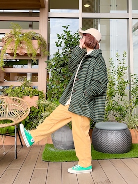 「Samansa Mos2（サマンサ モスモス）のアイテム（トップス）」を使った、な  こさん（レディース・152cm）の春コーディネート