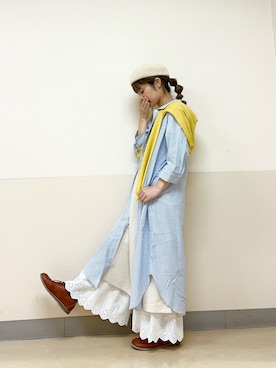 「ベレー帽推奨委員会」｜な  こさん（レディース・152cm）の秋コーディネート