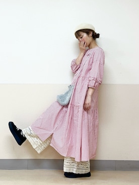 「ベレー帽推奨委員会」｜な  こさん（レディース・152cm）の秋コーディネート