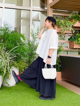 「Samansa Mos2（サマンサ モスモス）のアイテム」を使った、な  こさん（レディース・152cm）の冬コーディネート