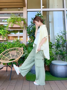 「Samansa Mos2 blue（サマンサモスモスブルー）のアイテム」を使った、な  こさん（レディース・152cm）の冬コーディネート