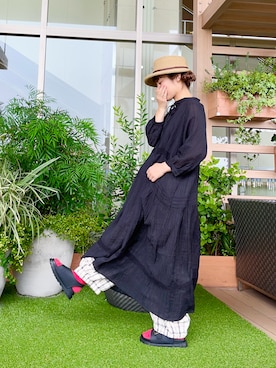 「Samansa Mos2（サマンサ モスモス）のアイテム」を使った、な  こさん（レディース・152cm）の冬コーディネート