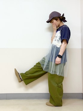 「Samansa Mos2（サマンサ モスモス）のアイテム」を使った、な  こさん（レディース・152cm）の秋コーディネート